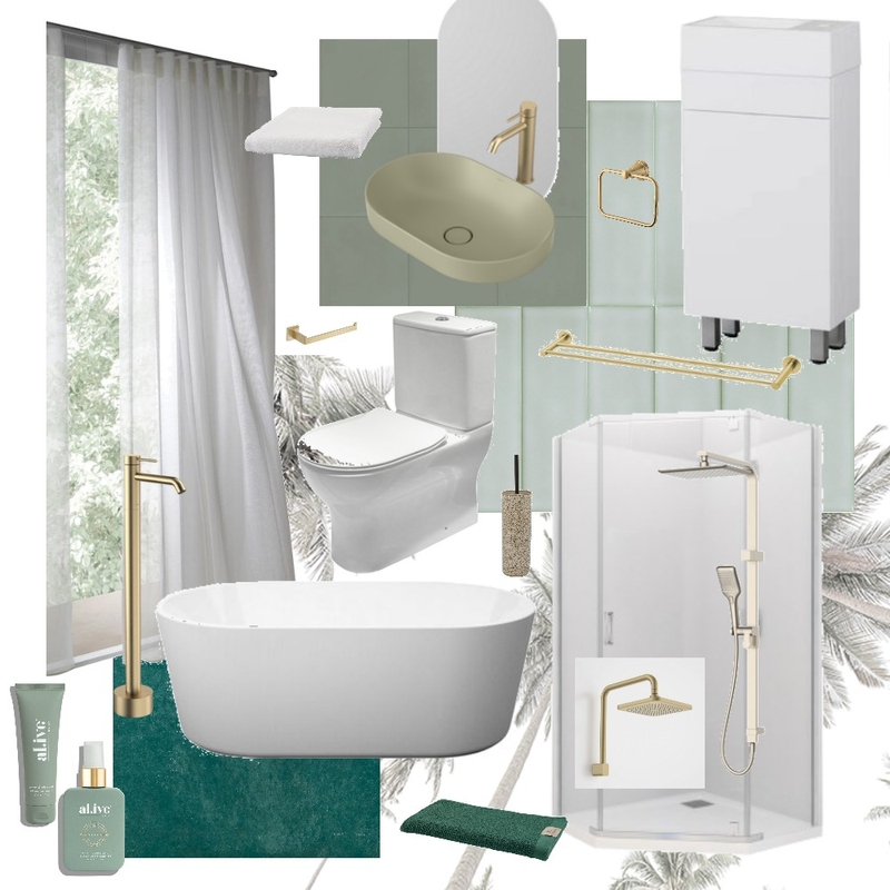 Classy Greens Mood Board by tloliwil on Style Sourcebook