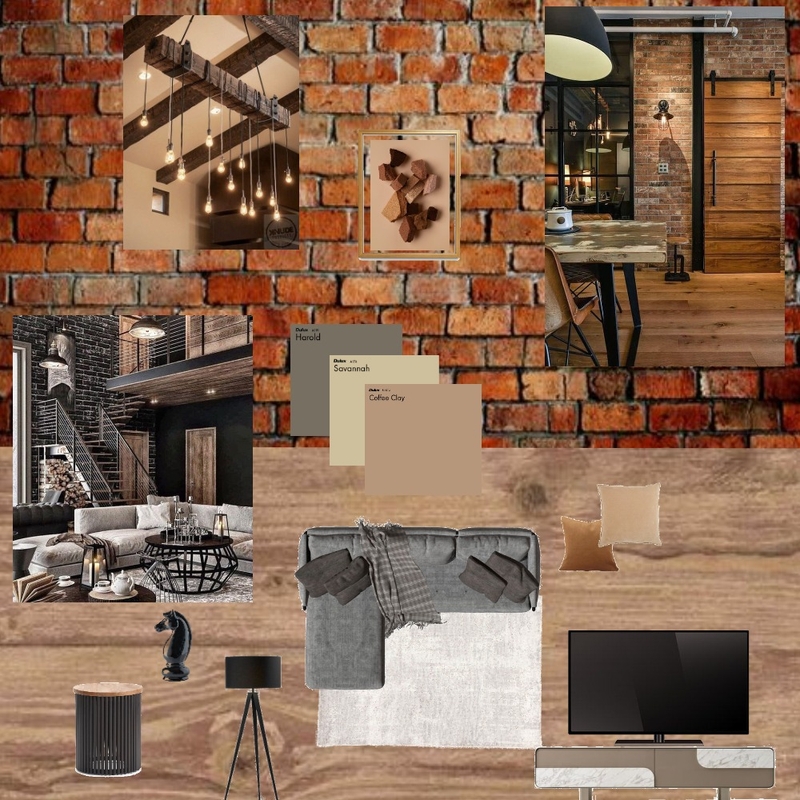 Industrial Mood Board Mood Board by Jezreel on Style Sourcebook