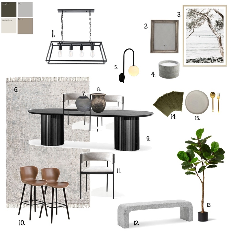 dining Mood Board by ELIZABETHSCOTTE on Style Sourcebook