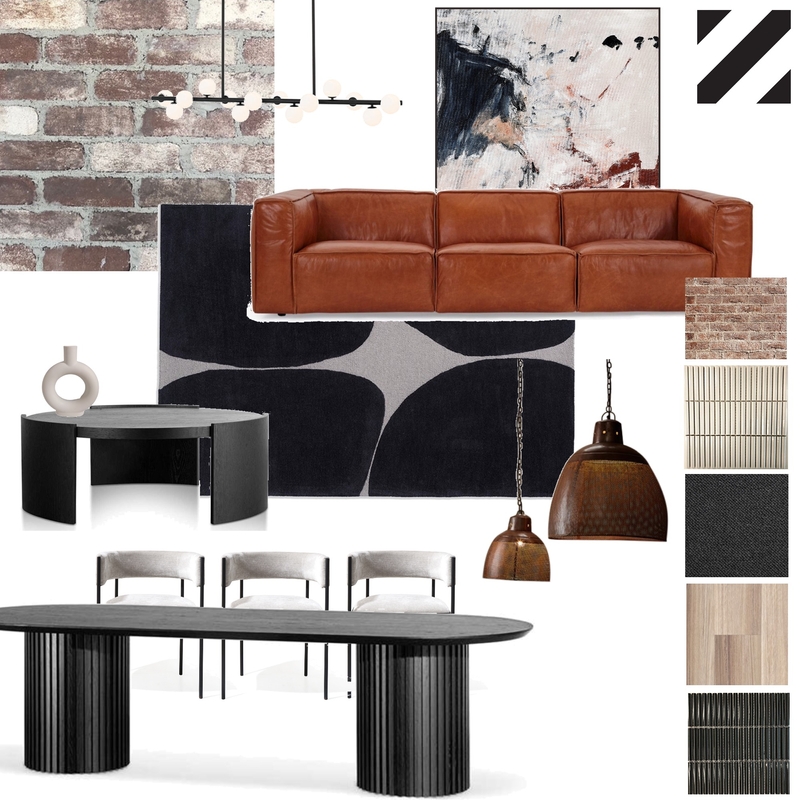 leather coffee Mood Board by Z Interiors on Style Sourcebook