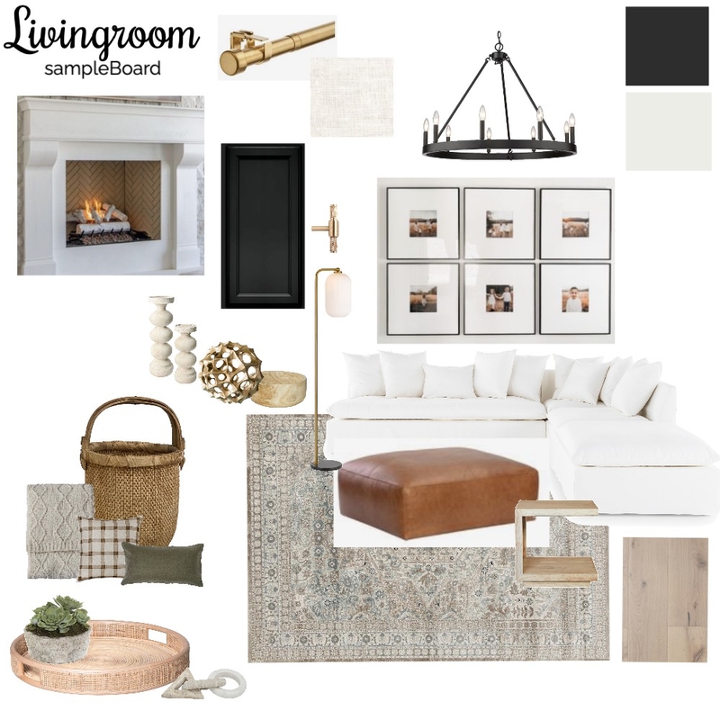 IDI 9 Livingroom Sampleboard Mood Board by StudioMac on Style Sourcebook