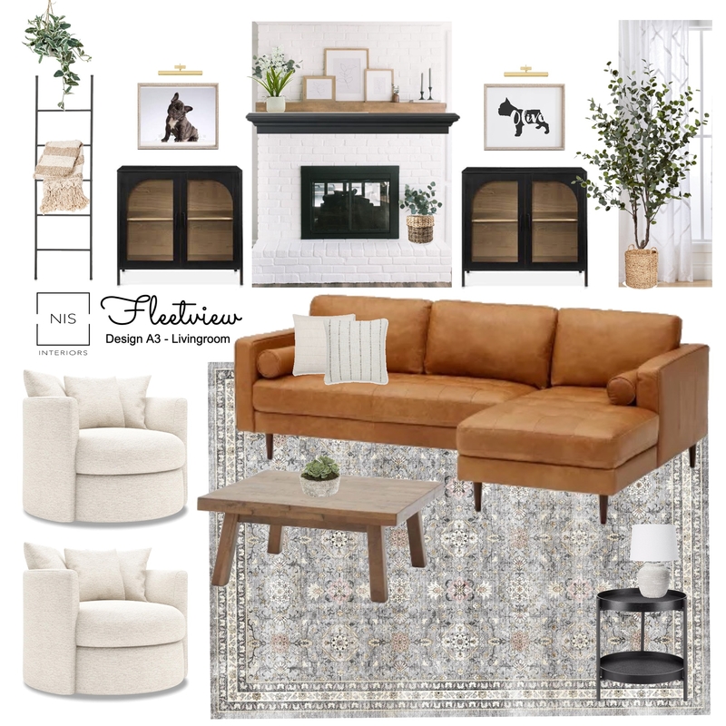 Fleetview - Livingroom - Design A3 Mood Board by Nis Interiors on Style Sourcebook