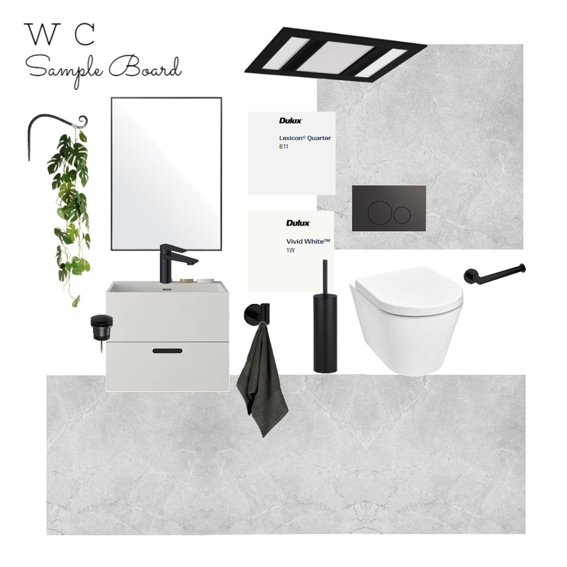 WC Mood Board by Interior Idealist on Style Sourcebook