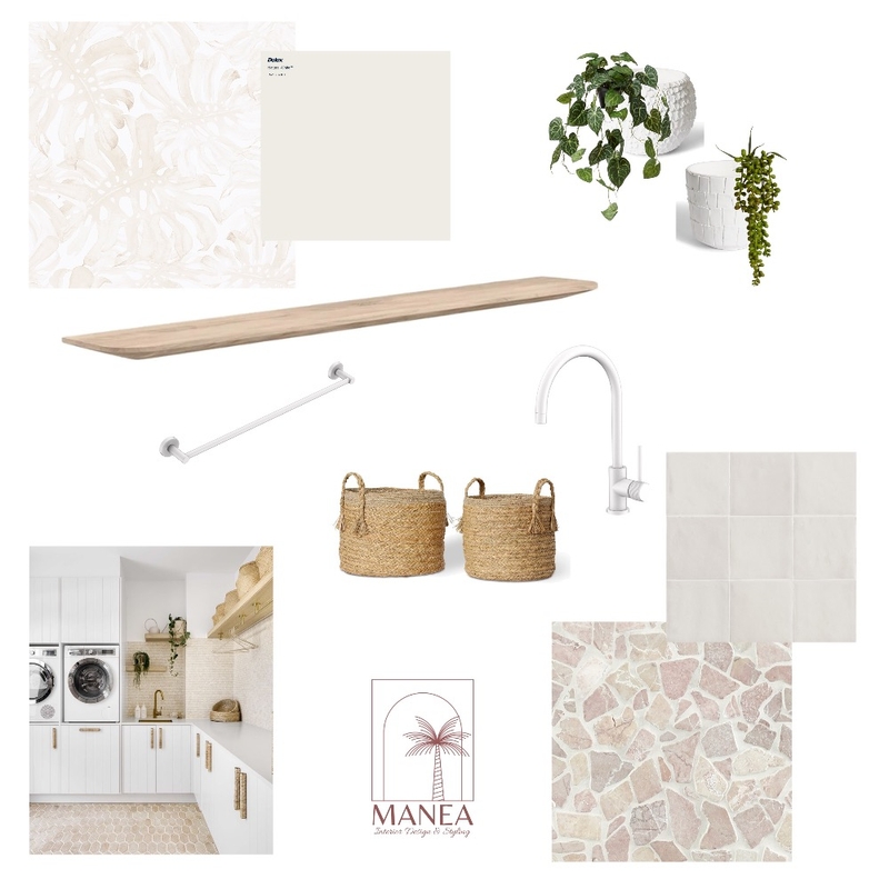 Laundry Concept Mood Board by Manea Interior Design & Styling on Style Sourcebook