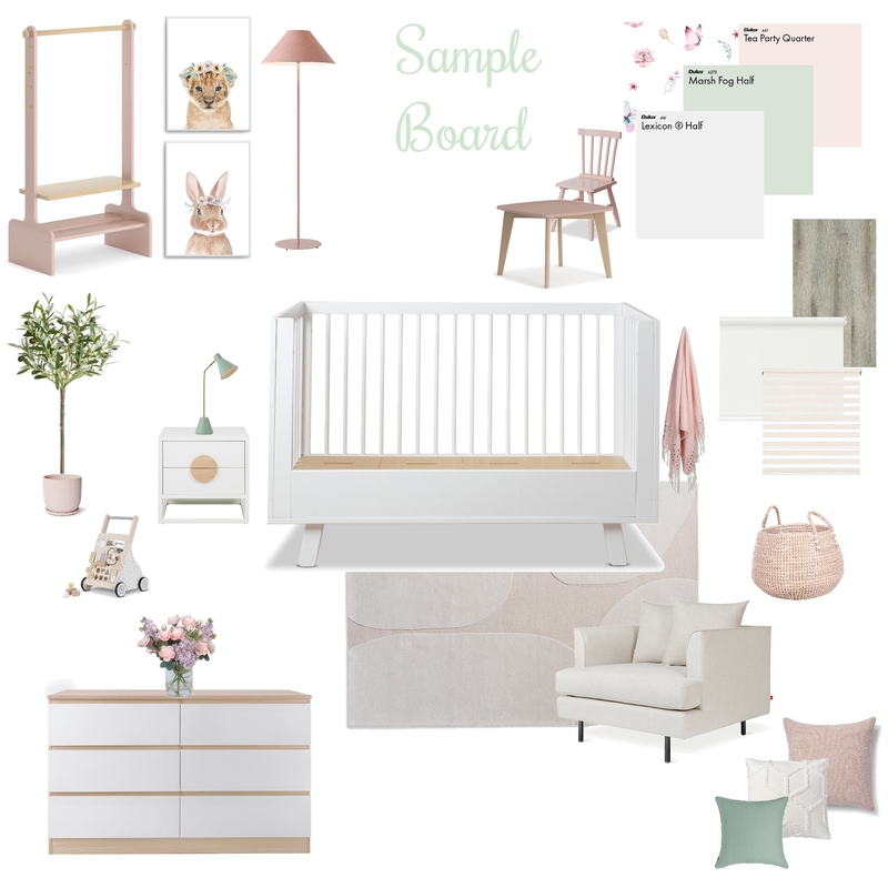 nursery Mood Board by Nabeelah@nteriors on Style Sourcebook