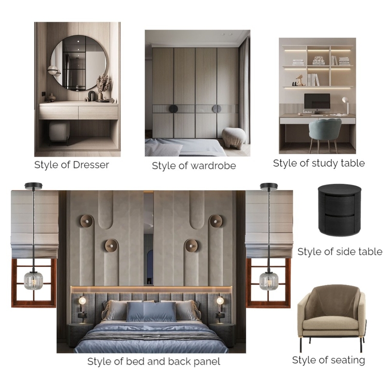 bedroom 2 Mood Board by haze creation on Style Sourcebook