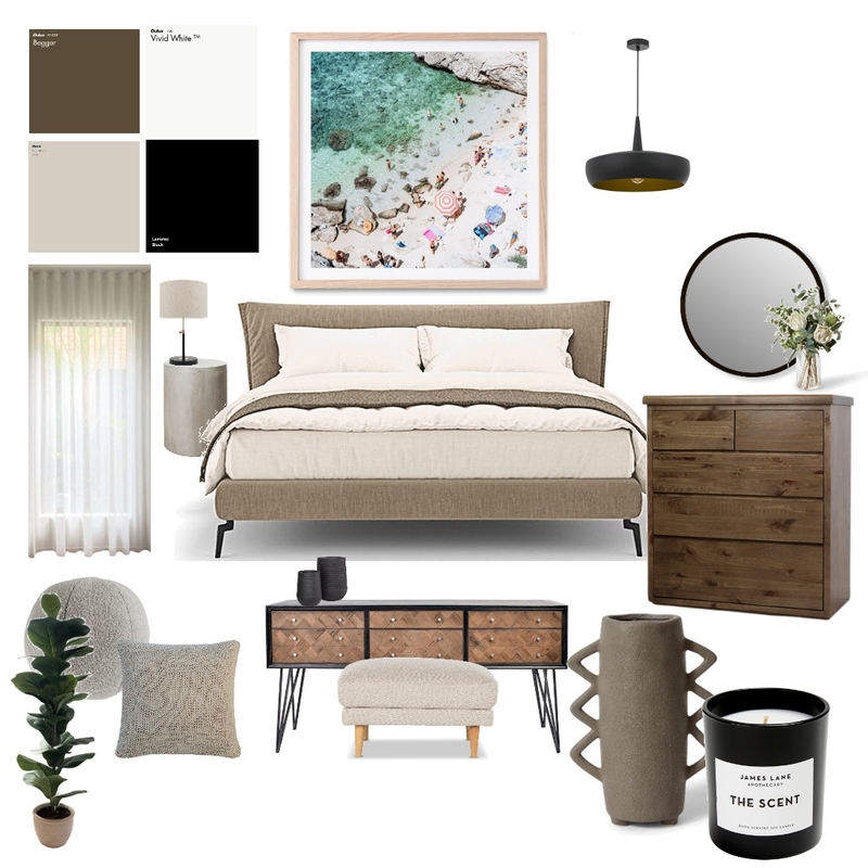 Bedroom Neutral Mood Board by nattoneill on Style Sourcebook