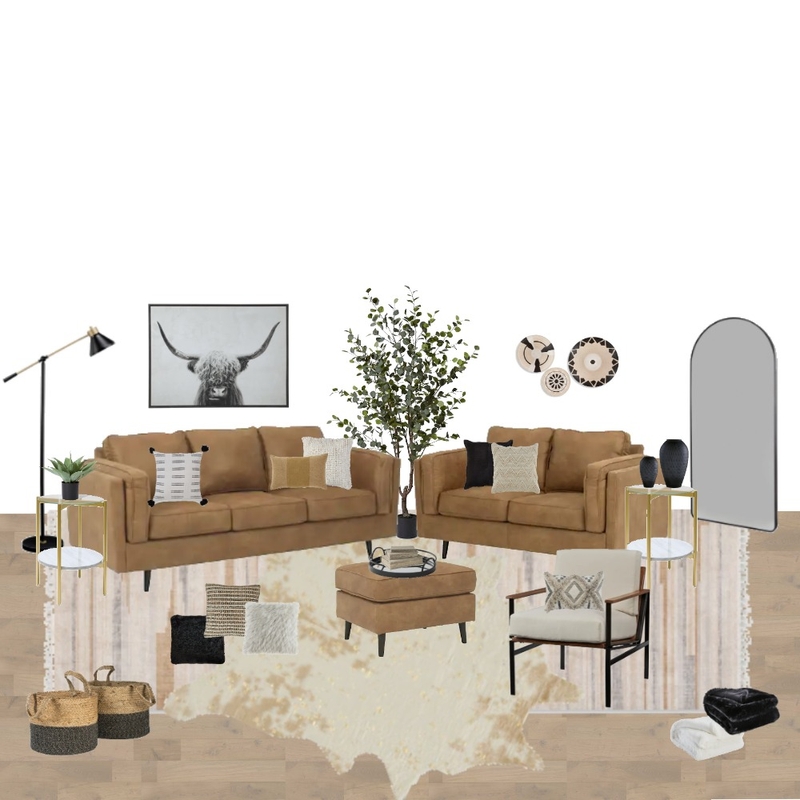 Fall Living Room Inspiration Mood Board by Rachel Troke Design on Style Sourcebook