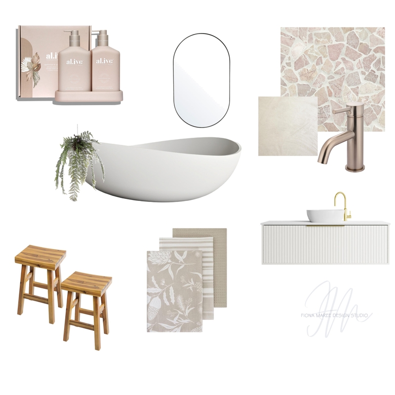 Bathroom Mood Board by Fiona Maree Design Studio on Style Sourcebook