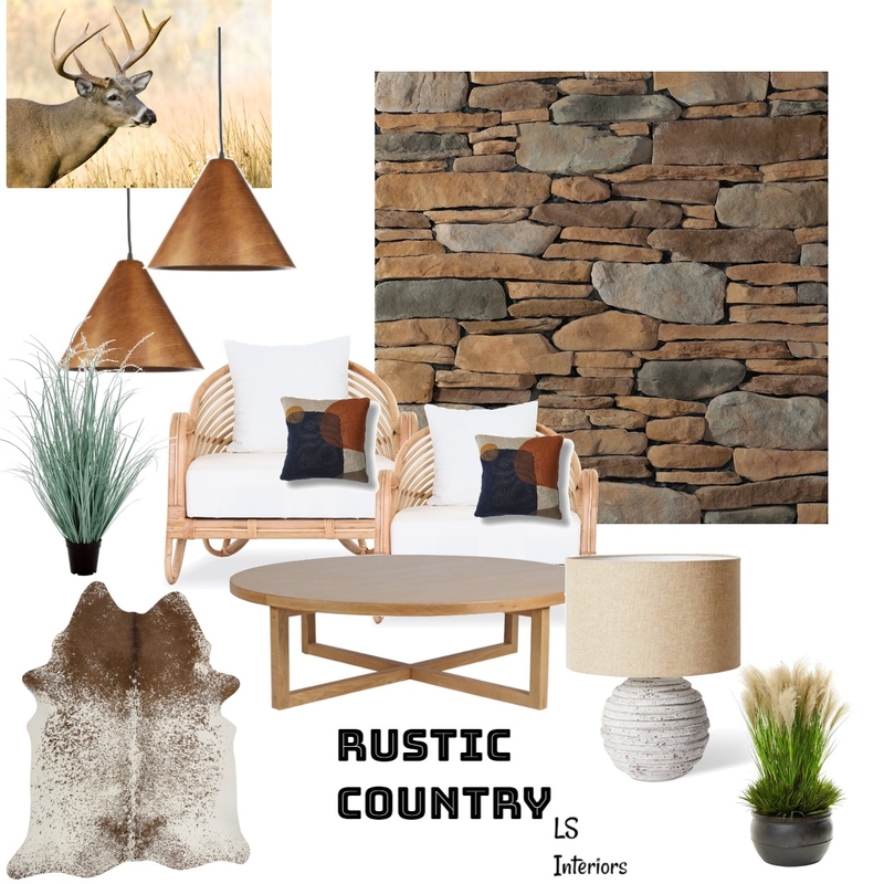 Rustic Country Mood Board by LS Interiors on Style Sourcebook