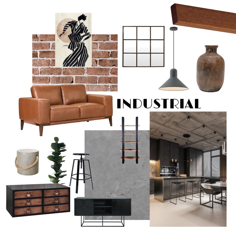 Industrial - Mood Board 2 Mood Board by Studio Shachi on Style Sourcebook