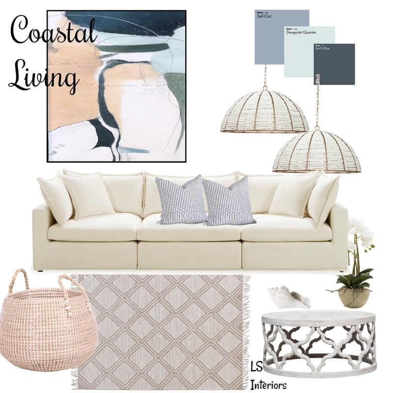 Coastal Living Mood Board by LS Interiors on Style Sourcebook