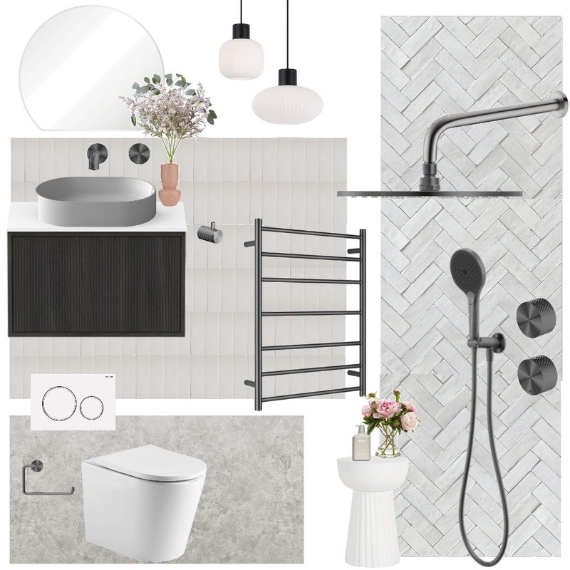 Ensuite Mood Board by Tradelink Penrith | Showroom on Style Sourcebook