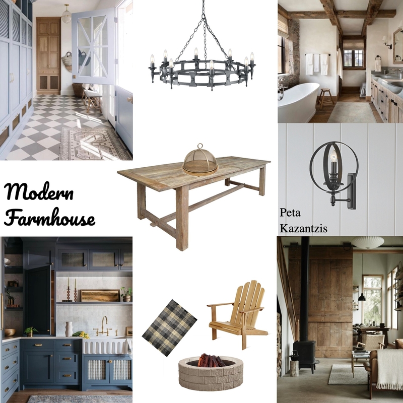 Modern Farmhouse Mood Board by PetaMaree on Style Sourcebook