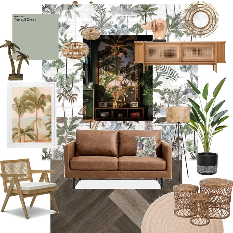 Tropical living room Mood Board by Amber.tickle@hotmail.com on Style Sourcebook