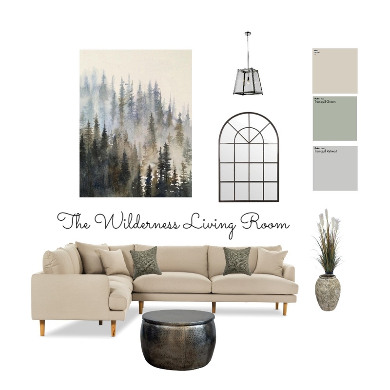 The Wilderness Living Mood Board by creative grace interiors on Style Sourcebook