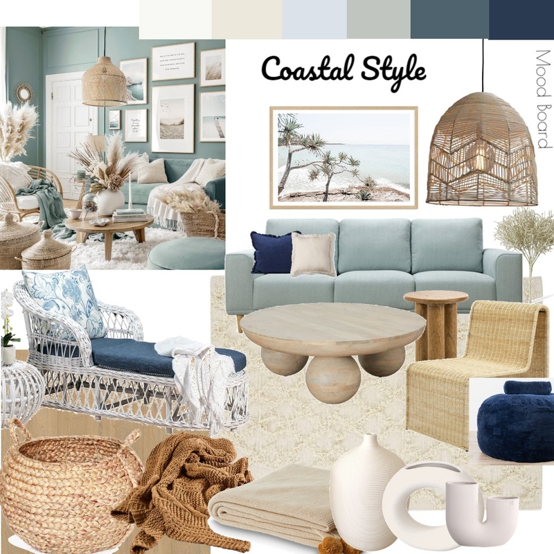 Coastal Living Room Mood Board by StellaMudz on Style Sourcebook