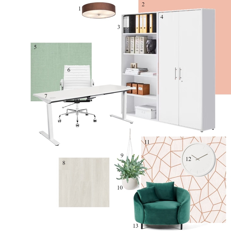 Sampleboard Studiekamer Mood Board by Amber Vandenbulcke on Style Sourcebook