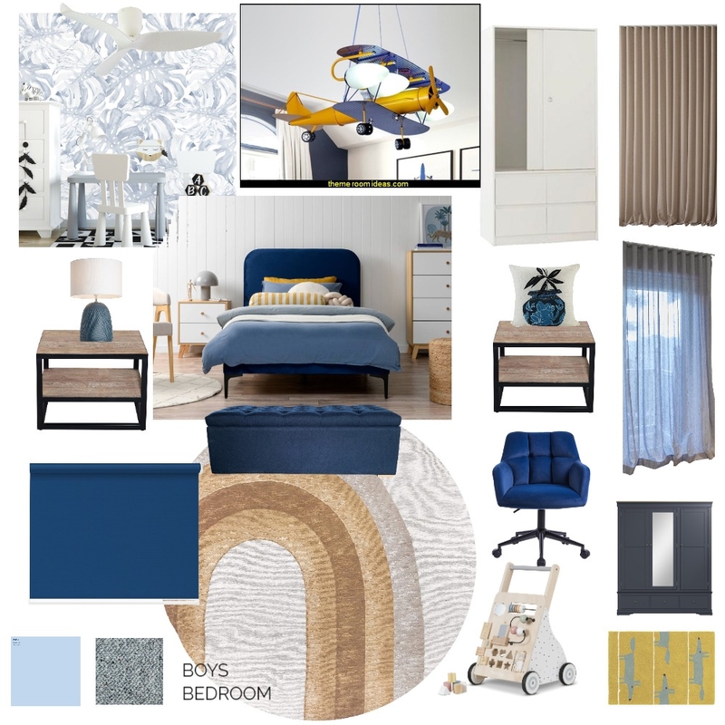 Boys Contemporary Bedroom Mood Board by Tammy on Style Sourcebook