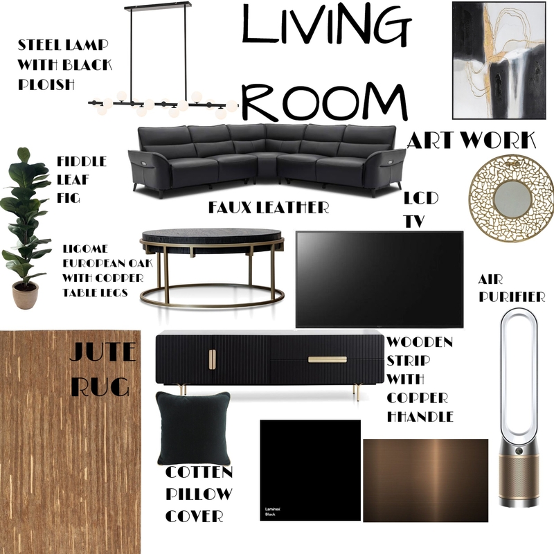 LIVING ROOM Mood Board by tanvee235@gmail.com on Style Sourcebook