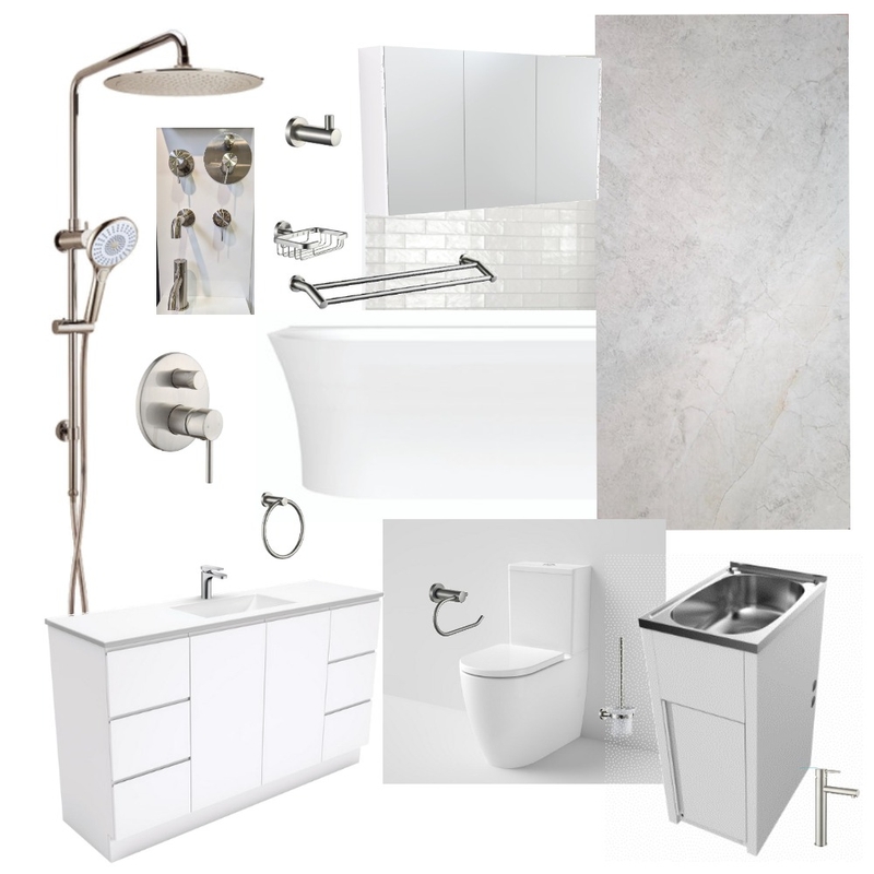 Bathroom WC Laundry Mood Board by thehucketts@gmail.com on Style Sourcebook