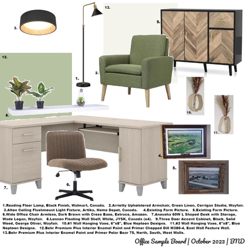 Office Sample Board Mood Board by APeevers on Style Sourcebook