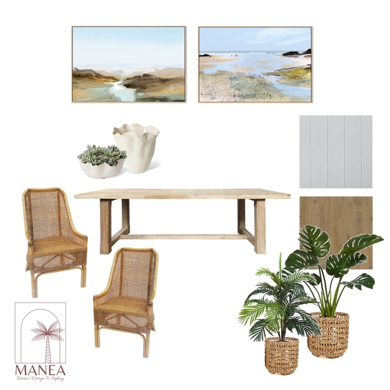 Coastal Dining Mood Board by Manea Interior Design & Styling on Style Sourcebook