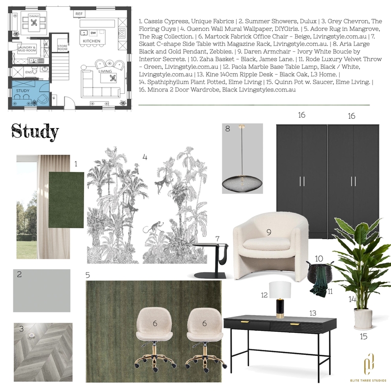 IDI Assignment 9 - Study Mood Board by Candice Vorster on Style Sourcebook