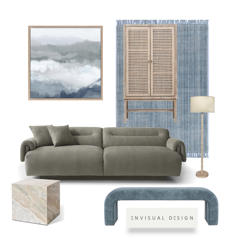 Blue's Mood Board by envisual design on Style Sourcebook