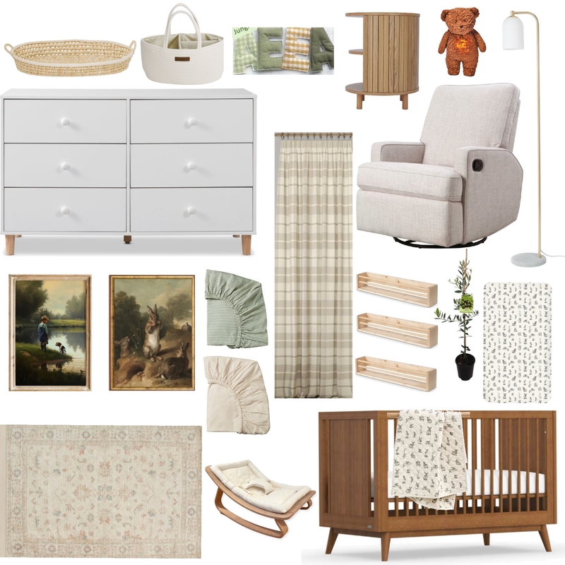 Baby Fox Interior Design Mood Board by Reandifoxcroft