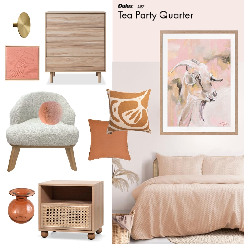 Pink Neutral Bedroom Mood Board by Hardware Concepts on Style Sourcebook