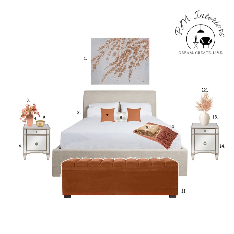 Autumn Bedroom Sample Board Mood Board by pmohan on Style Sourcebook