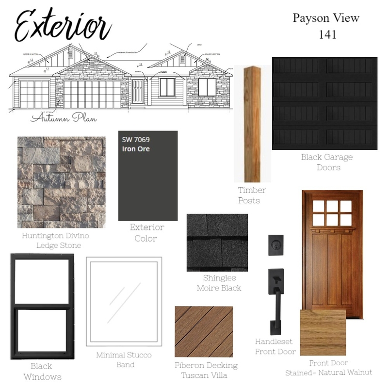 PV 141 Exterior Mood Board by jallen on Style Sourcebook