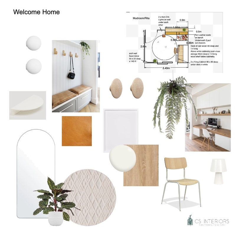 Rita Mudroom Mood Board by CSInteriors on Style Sourcebook