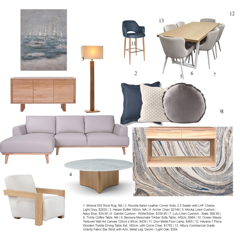 Waverton brief one Furniture Board Mood Board by Taryns interiors on Style Sourcebook