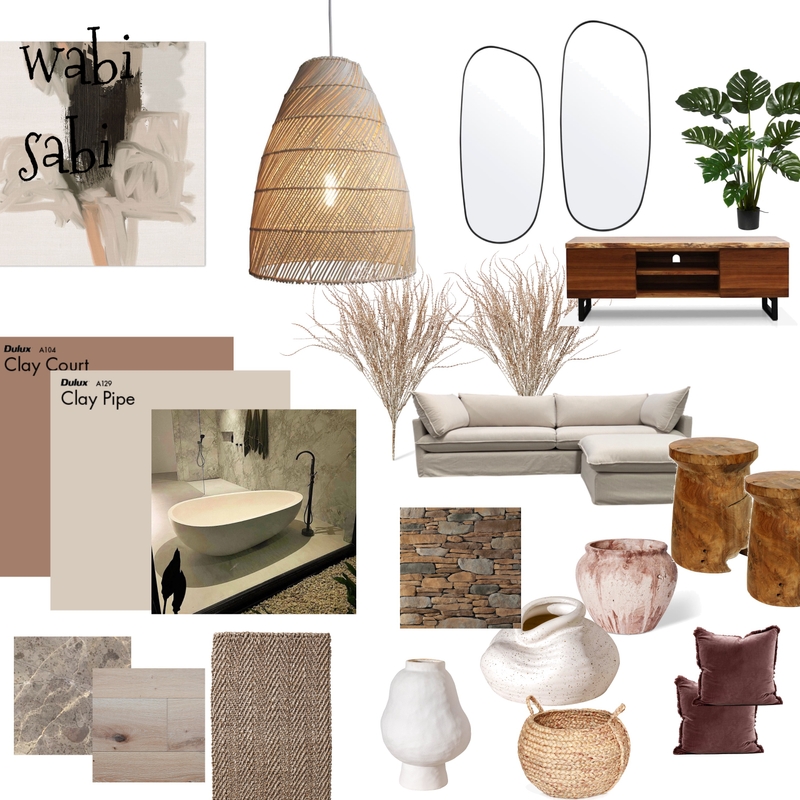 Wabi Sabi 2 Mood Board by Uandeloro@hotmail.ca on Style Sourcebook