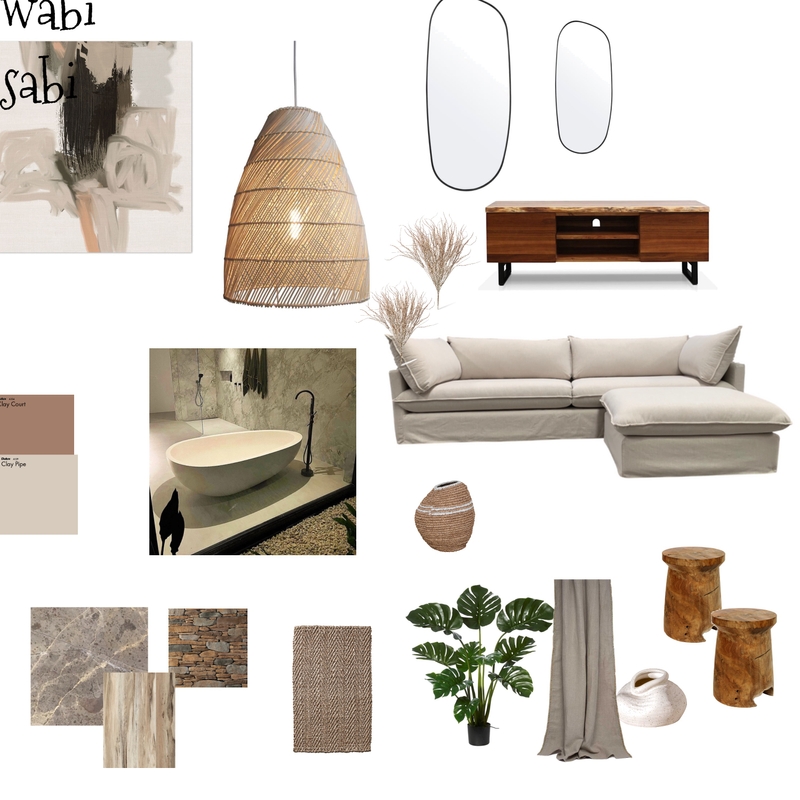 Wabi Sabi  (Ursula) Mood Board by Uandeloro@hotmail.ca on Style Sourcebook