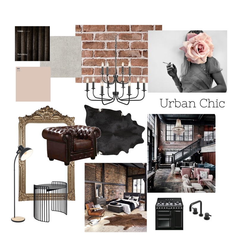 Urban Chic Mood Board by Sheridan on Style Sourcebook