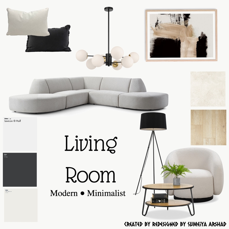 Minimalist Mood Board by RedesignedbySumeiyaArshad on Style Sourcebook