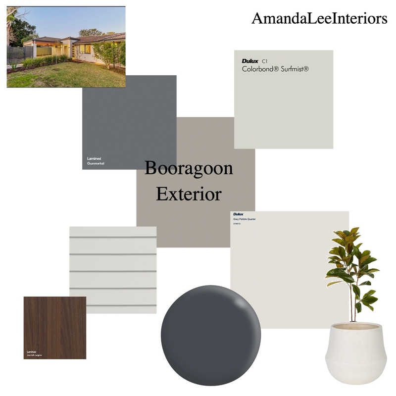 Booragoon Exterior Colours Mood Board by Amanda Lee Interiors on Style Sourcebook