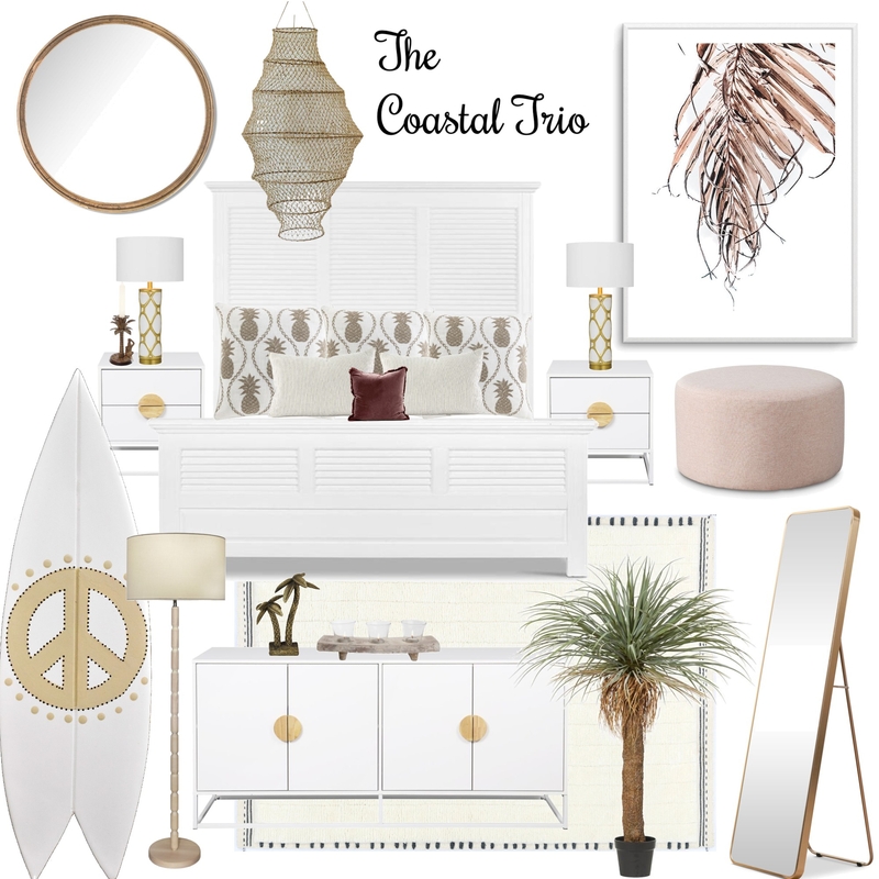 Coastal Bedroom Mood Board by TheCoastalTrio on Style Sourcebook