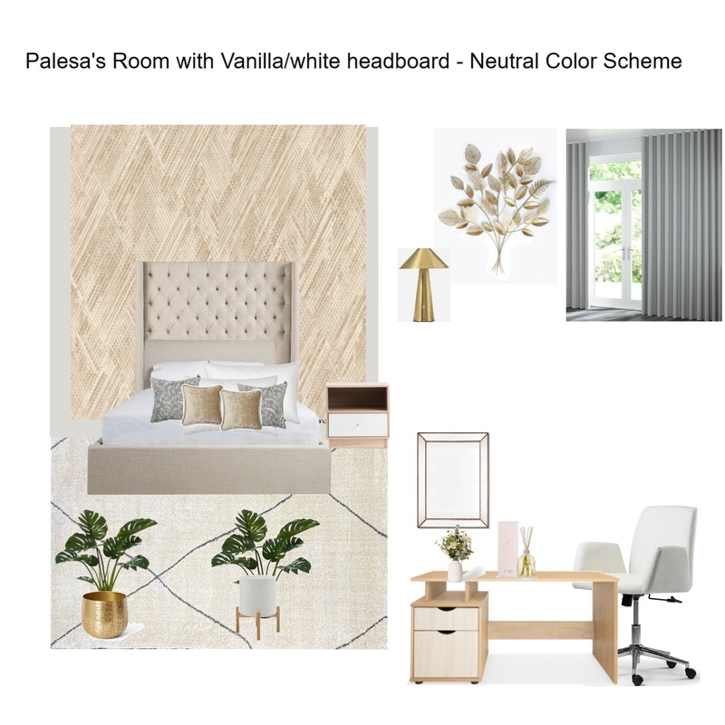 Palesa's Room with a white Board - Neutral Color Scheme Mood Board by Asma Murekatete on Style Sourcebook