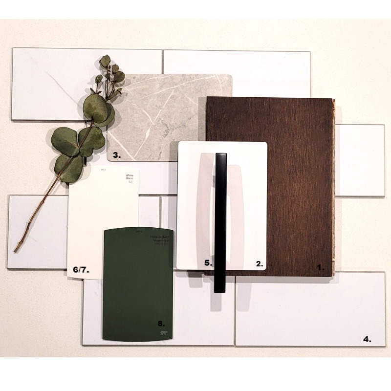 Labeled Material Board Mood Board by APeevers on Style Sourcebook