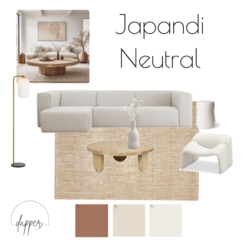 Richmond Japandi Neutral Mood Board by alexnihmey on Style Sourcebook