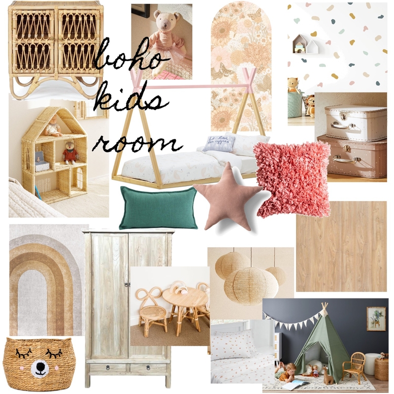 boho kids room Mood Board by AnelGr on Style Sourcebook