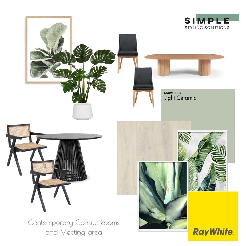 Contemporary Ray White consult rooms Mood Board by Simplestyling on Style Sourcebook