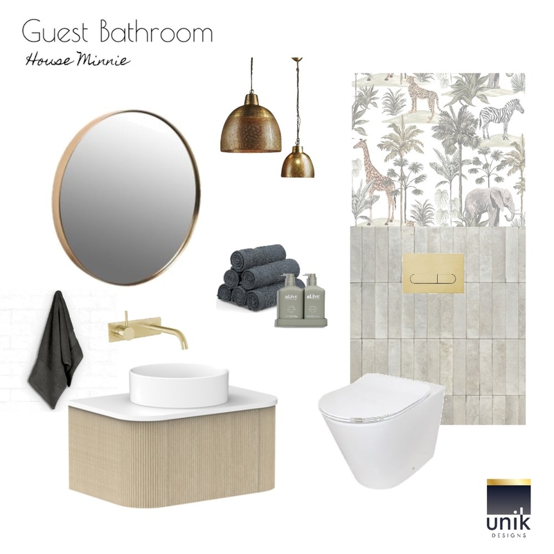 Hanneri - Guest Bathroom Mood Board by Unik Designs on Style Sourcebook