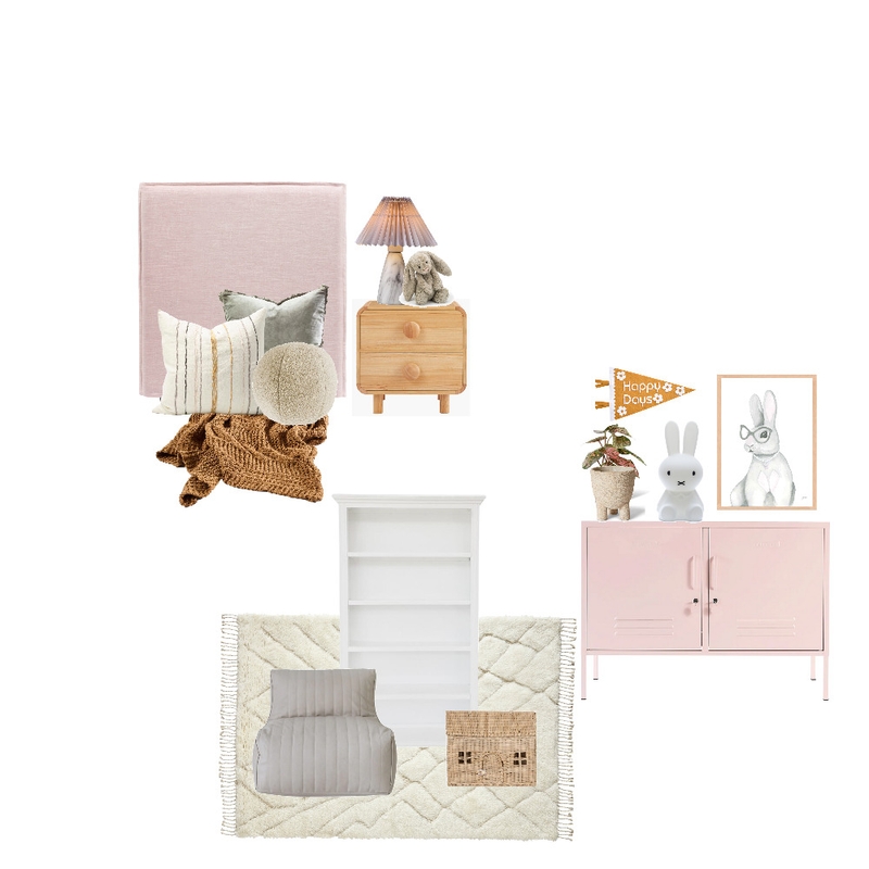 Pink girls room Mood Board by Jorja Clair Interiors on Style Sourcebook