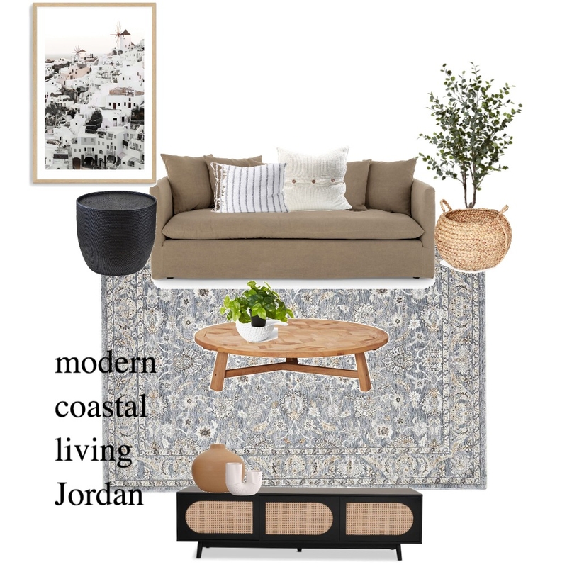 Modern Coastal Living Jordan Mood Board by Emma McEncroe on Style Sourcebook