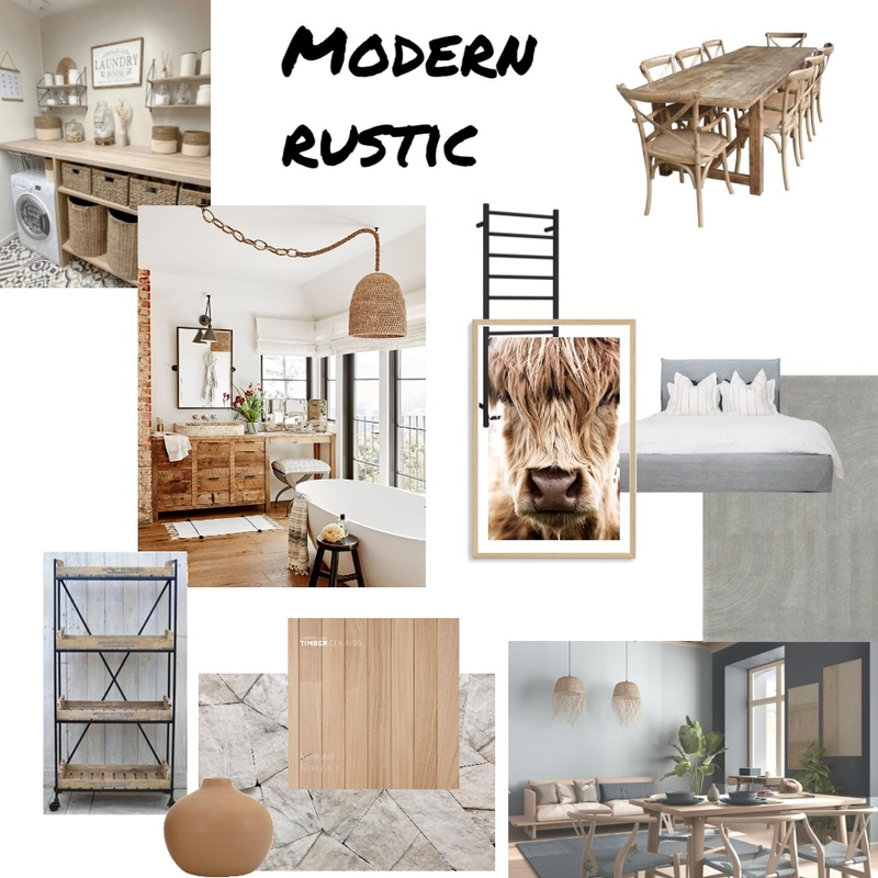 Modern Rustic - Mood Board Mood Board by ivannaallen on Style Sourcebook